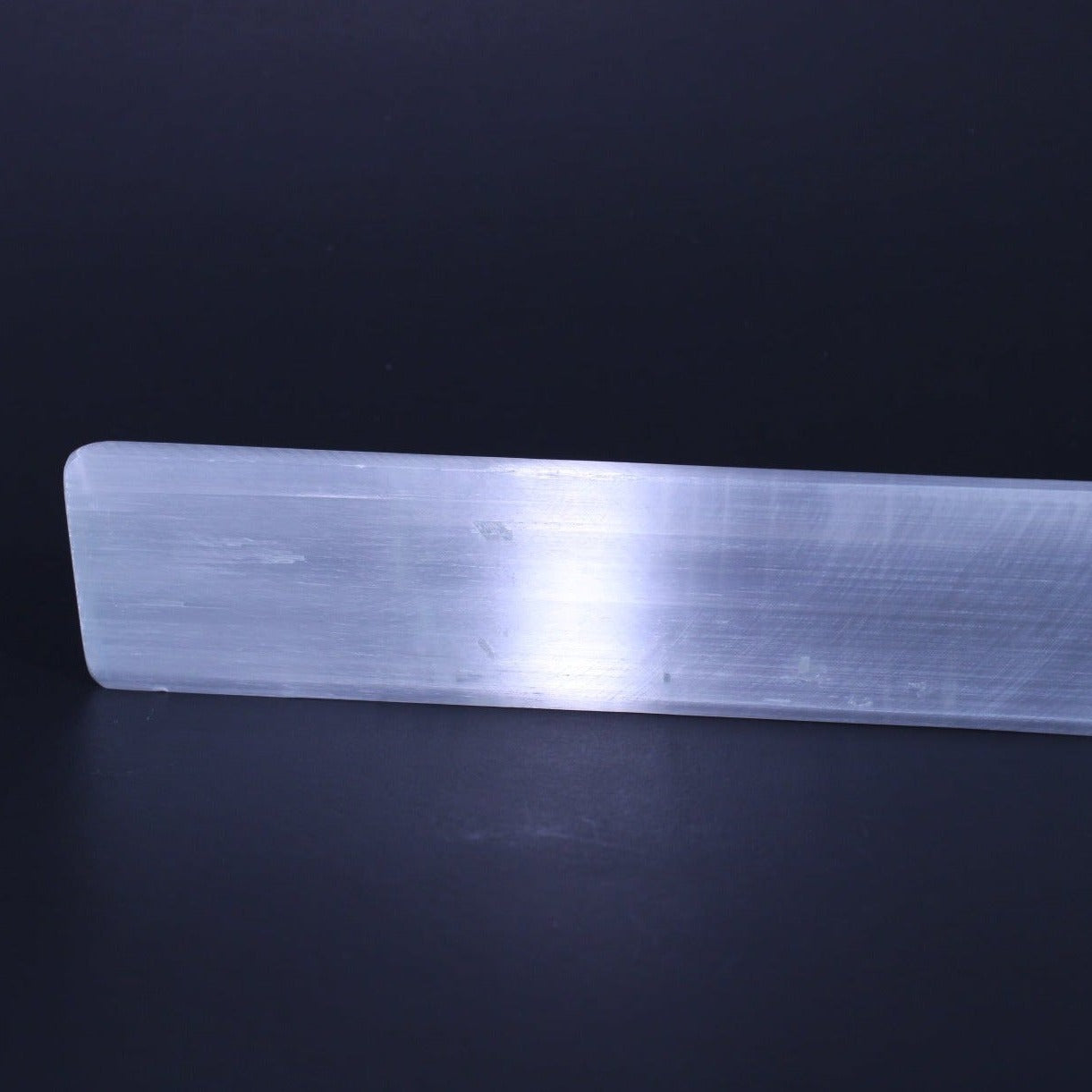 Selenite Crystal Rectangular Slab/Plate | Meditation Ruler