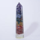 Seven Chakra Tower Point Crystal 