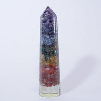 Seven Chakra Tower Point Crystal 